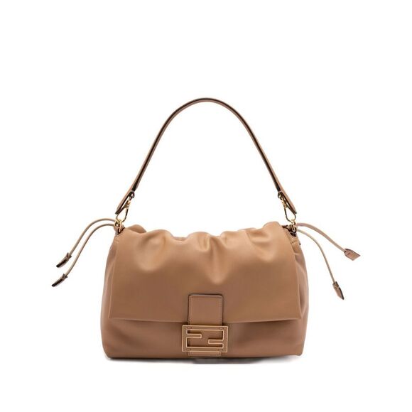 Fendi Women Mamma Baguette Large Leather Shoulder Bag - Picture 1 of 3